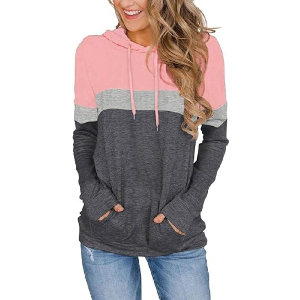 Womens Cotton Fleece Printed Hoodie
