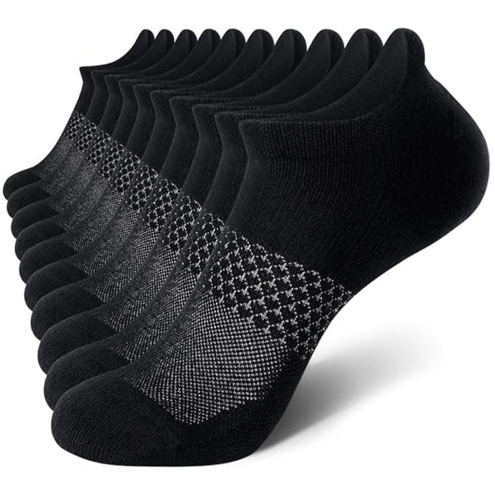 Women's Ankle Running Socks Cushioned Athletic Sport Socks with Tab