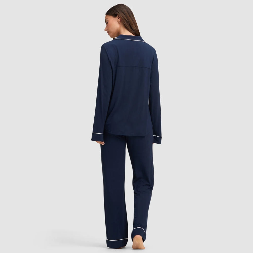 Ladies Plain Sleepwear Pajama Set Wholesale Night Suit Home Wear