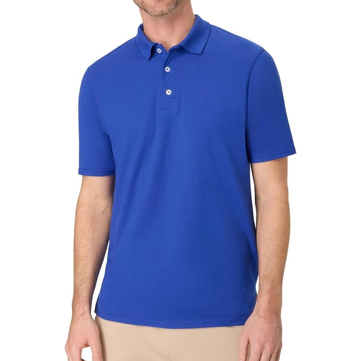 Wholesale Men's Short Sleeve 100% Cotton Polo T-Shirt