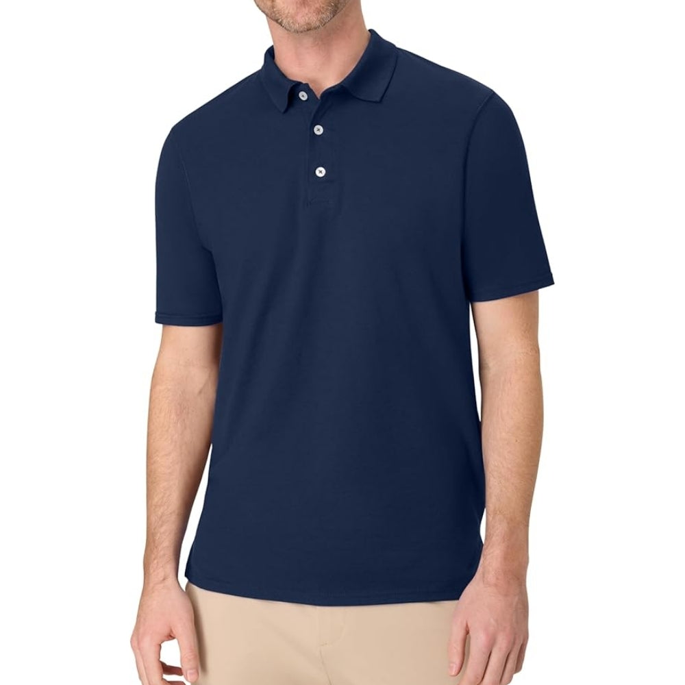 Wholesale Men's Short Sleeve 100% Cotton Polo T-Shirt