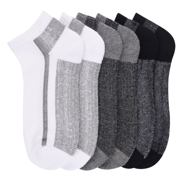 Bulk Buy Men's half cushioned low cut socks