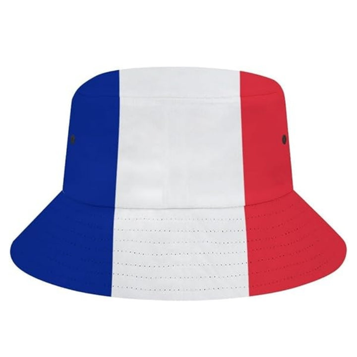 Wholesale France Football Flag Bucket Hat Cap