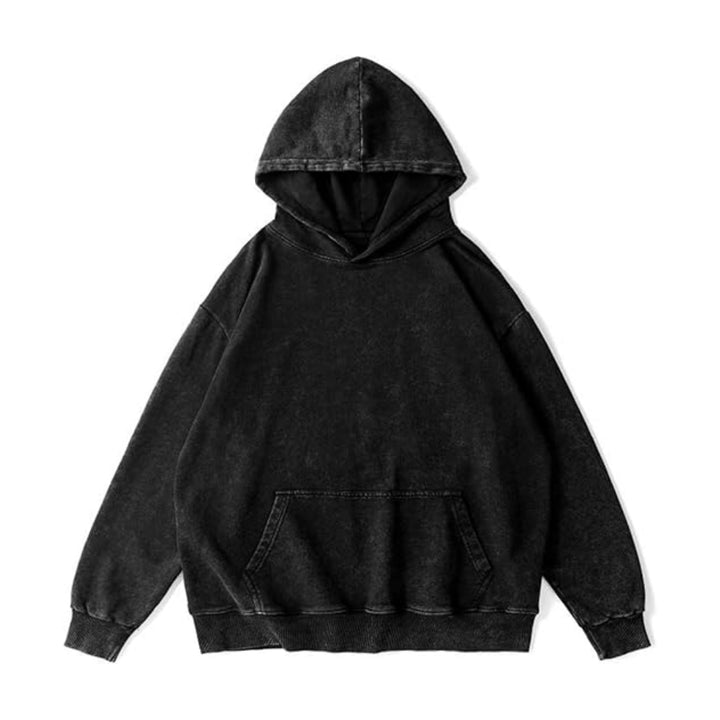 Men's Cotton Fleece Acid Washed Hoodie