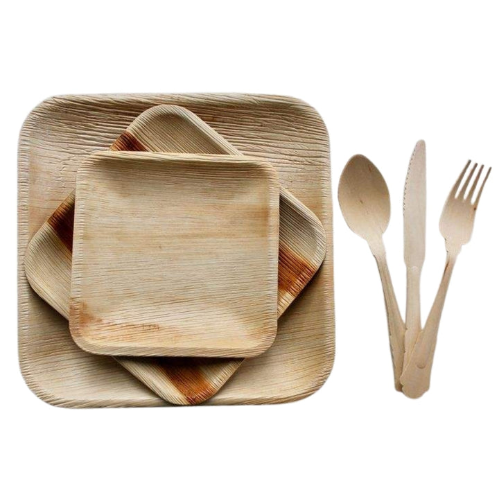 Wholesale Biodegradable Areca Palm Leaf Plates Eco-Safe Disposable Plates