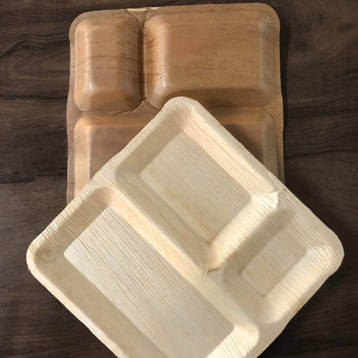 Wholesale Biodegradable Areca Palm Leaf Plates Eco-Safe Disposable Plates