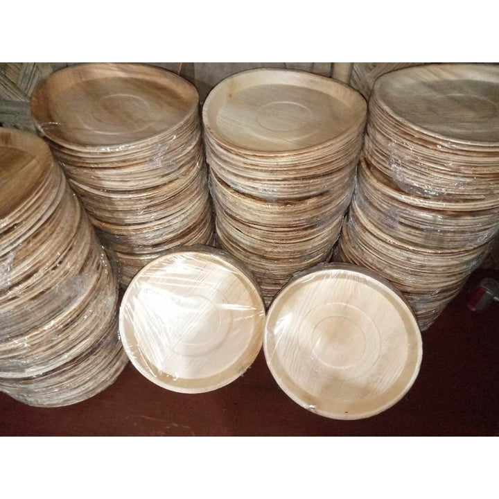Wholesale Biodegradable Areca Palm Leaf Plates Eco-Safe Disposable Plates
