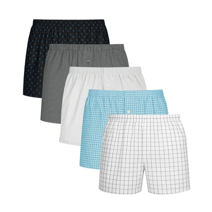 Bulk Buy Mens Soft Breathable Cotton Woven Trunk Boxer