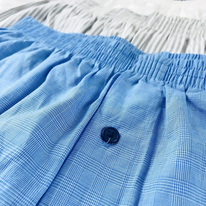 Mens Soft Breathable Cotton Woven Trunk Boxer Wholesale