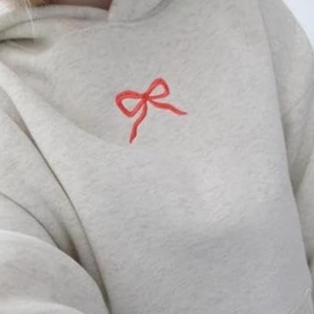 Cotton Fleece Embroidery Hoodie