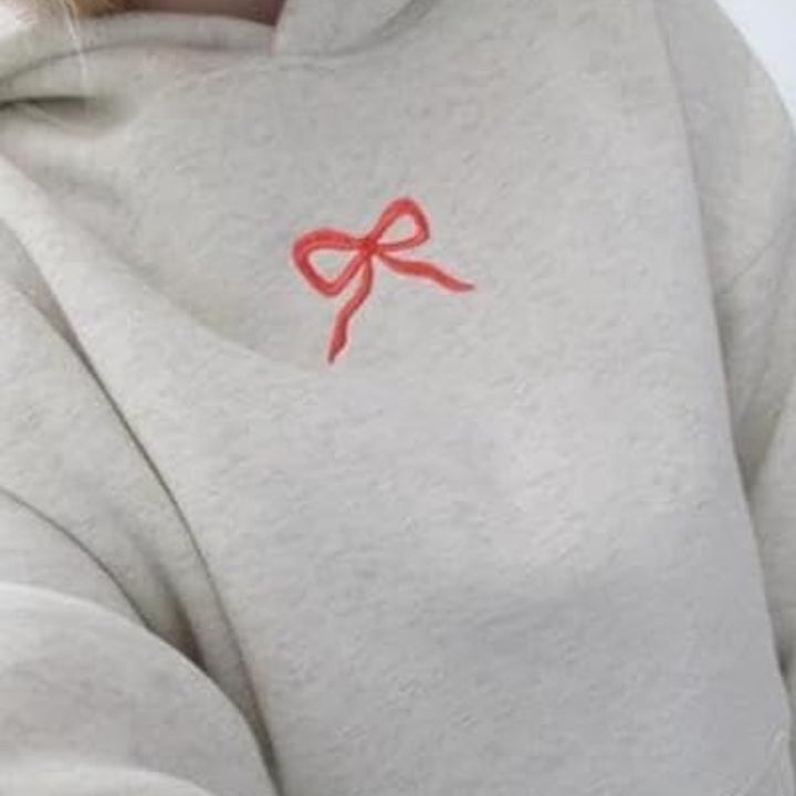 Cotton Fleece Embroidery Hoodie