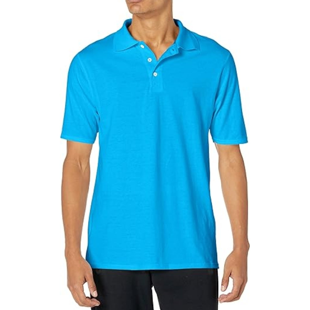 Wholesale Men's Short Sleeve 100% Cotton Polo T-Shirt