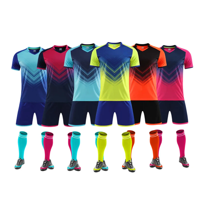 Custom Logo Plain Polyester Breathable Soccer Jersey