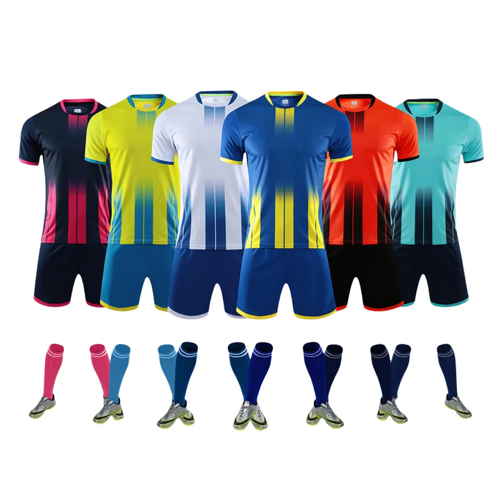 Premium Football Uniforms Soccer Jersey Set