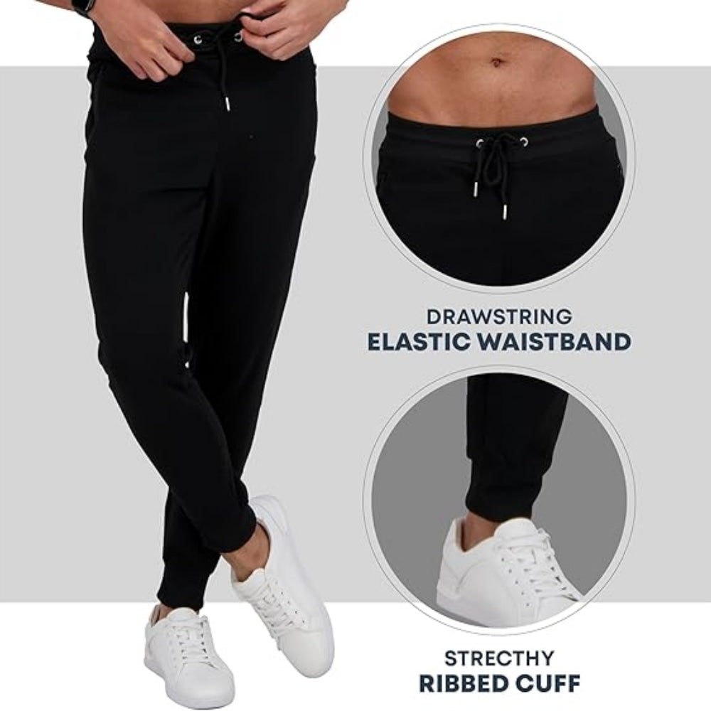 Mens Joggers with Zipper Pockets, Mens Sweatpants, Workout Sweats for Men