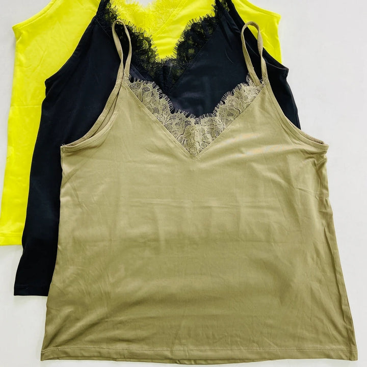 Womens Lace Top with Spaghetti Straps Bulk Supplier