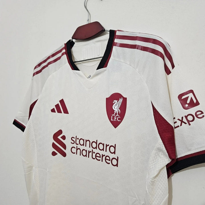 Liverpool Away Kit 25/26 Off-White Jersey
