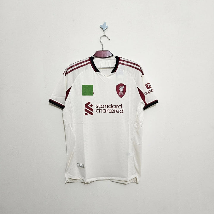 Liverpool Away Kit 25/26 Off-White Jersey