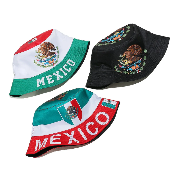 Wholesale Mexico Football Team Bucket Hat Cap