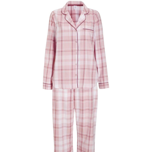 Women's Polyester Spandex Pajamas Checkered Nightgowns