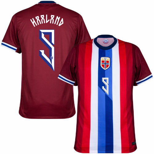 Bulk Buy Norway Home Haaland 9 Football Jersey 2024-2025
