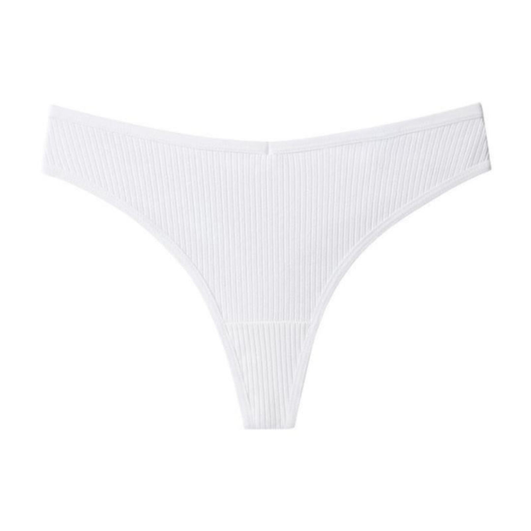 Ladies Cotton G-String Thong Underwear with Strings