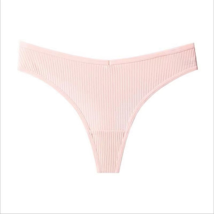 Ladies Cotton G-String Thong Underwear with Strings