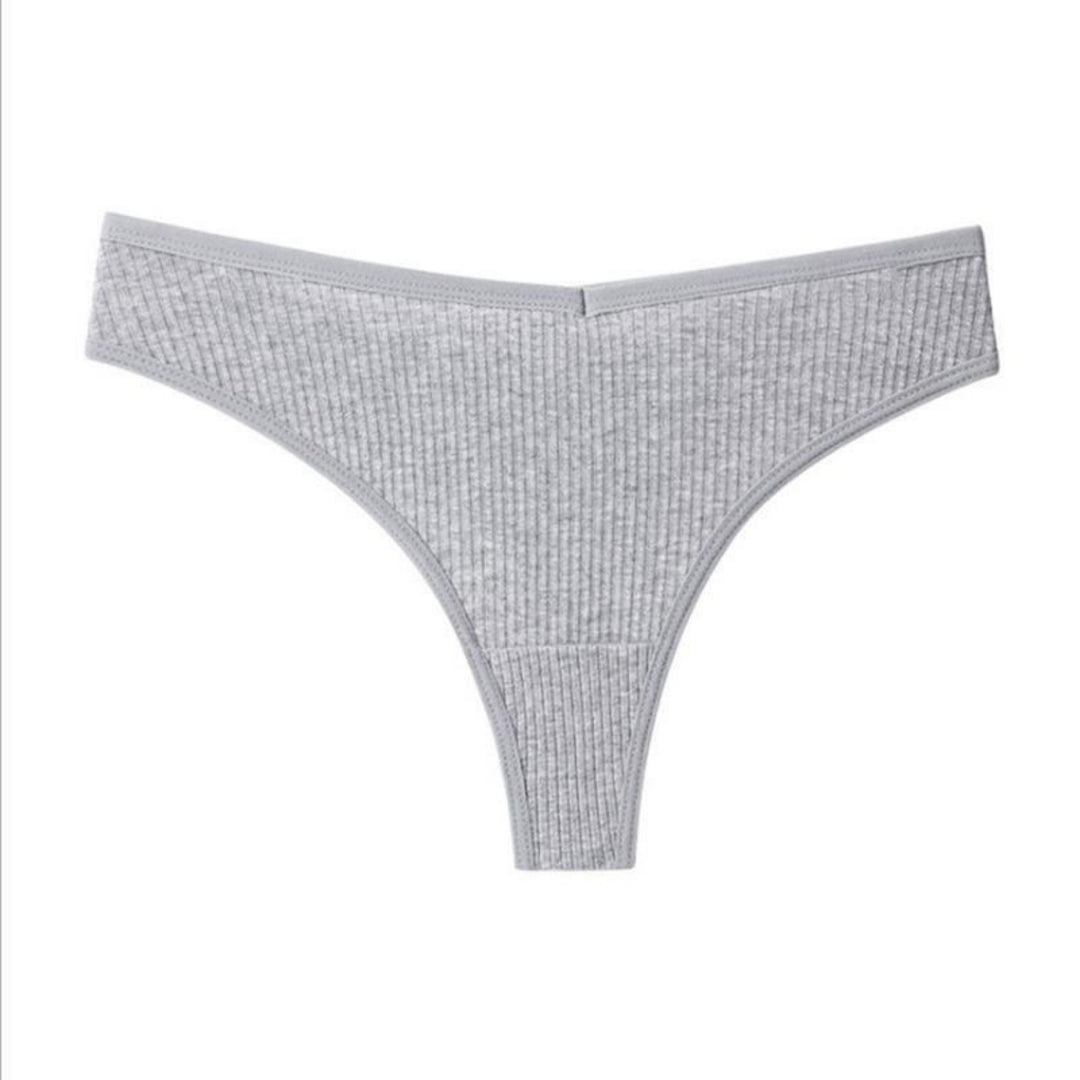 Ladies Cotton G-String Thong Underwear with Strings