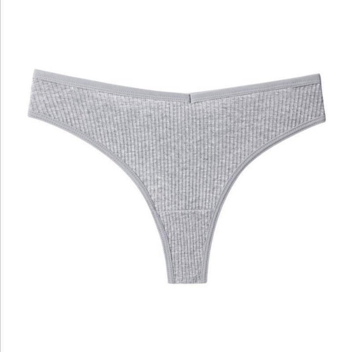 Ladies Cotton G-String Thong Underwear with Strings