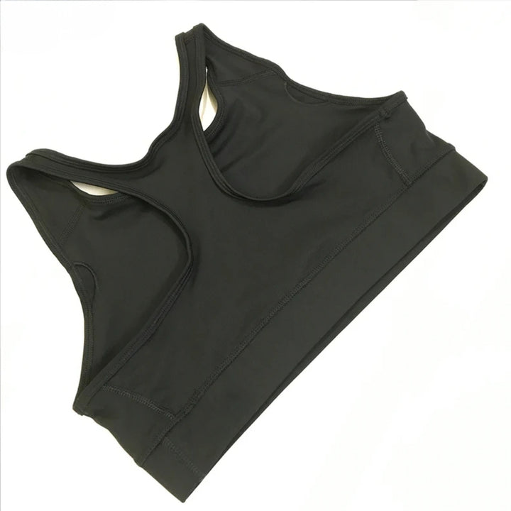Womens Non Padded Racerback Compression T-Back Sports Bra Wholesale