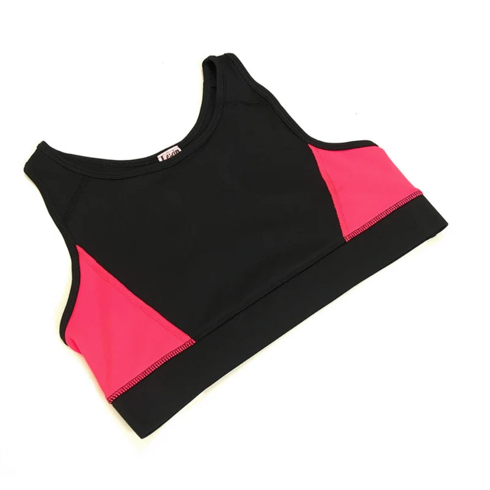 Womens Non Padded Racerback Compression T-Back Sports Bra Wholesale