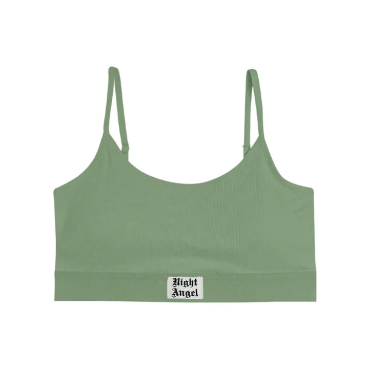Ladies Adjustable Ribbed Padded Sports Bra Wholesale