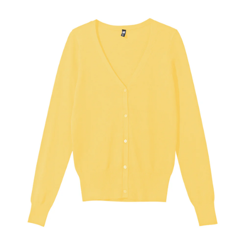 Womens Classic V-Neck Button-Down Long Sleeve Cardigan Sweater