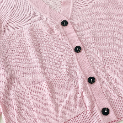 Womens Lightweight Knit Cardigan with Pockets