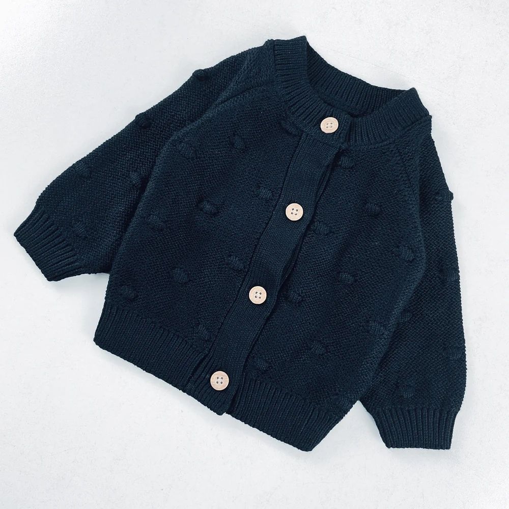 Baby Girls Cotton Knitted Cardigan Wholesale