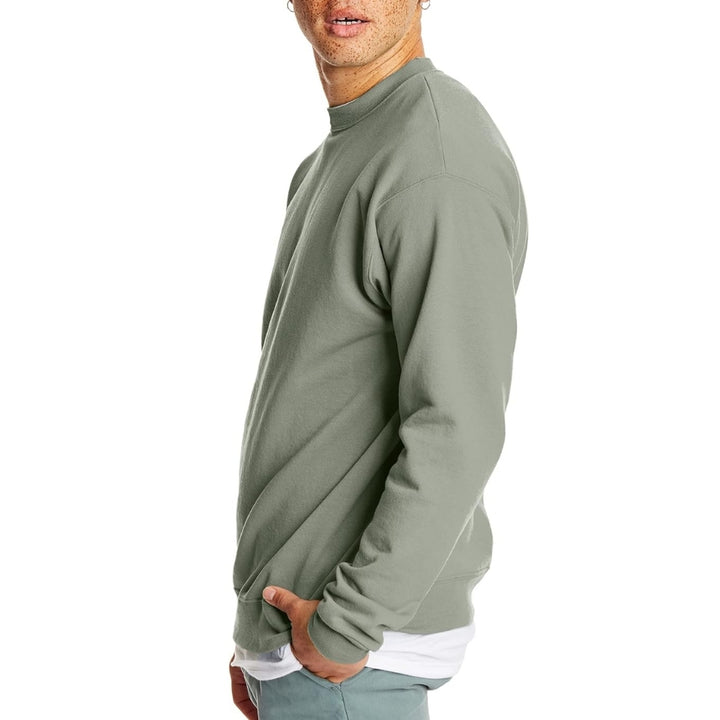 Customized Design Logo Mens Fleece Crewneck Sweatshirt