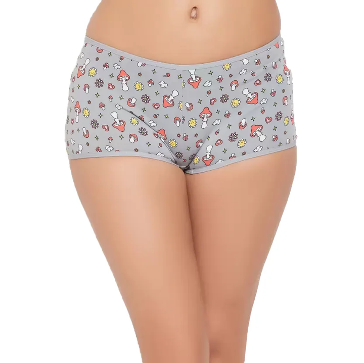 Premium Quality Boy Shorts Briefs Low Rise Panties Seamless Custom Printed Underwear for Women Briefs