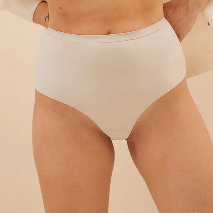 Women’s Solid High Waisted Seamless Thongs