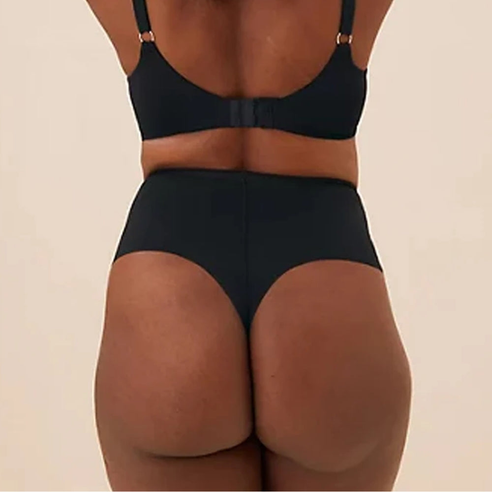 Women’s Solid High Waisted Seamless Thongs
