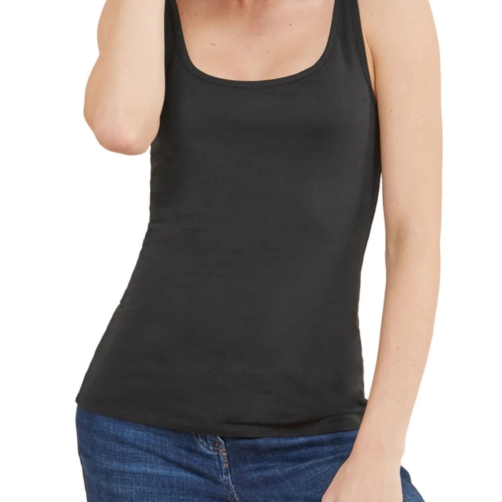 Women's Scoop Neck Summer Cotton Vest Tank Top