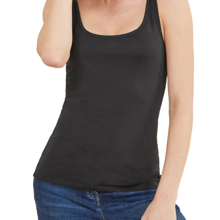 Women's Scoop Neck Summer Cotton Vest Tank Top