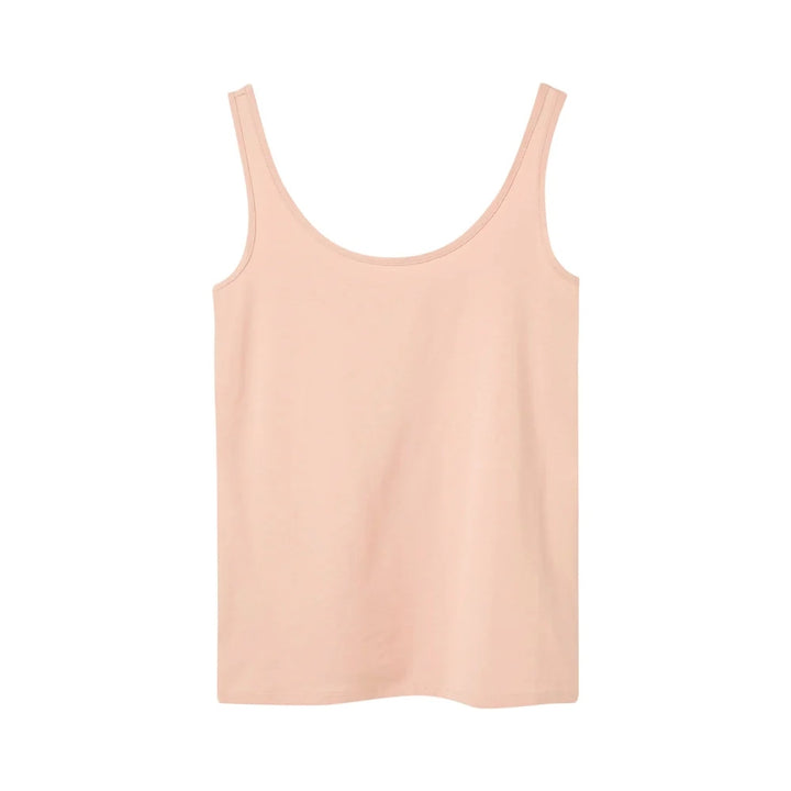 Women's Scoop Neck Summer Cotton Vest Tank Top
