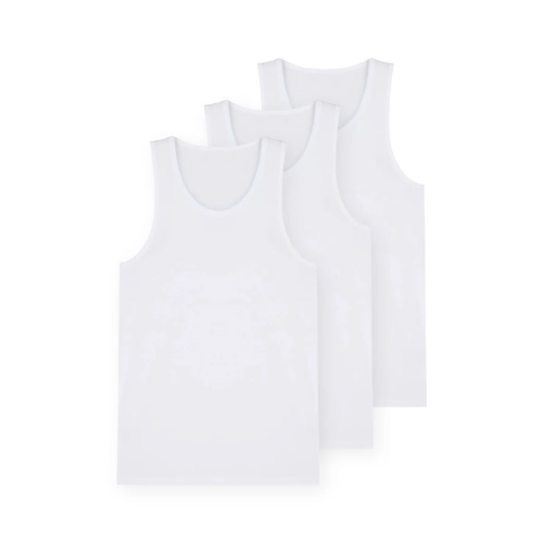Sleeveless Vests Cotton White Tank Top Bulk Buy