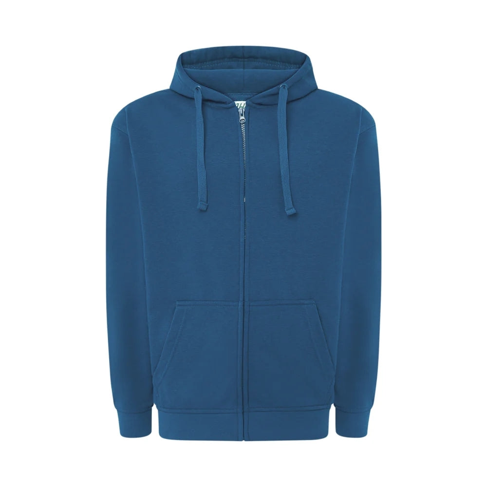 Men’s Long-sleeve Full-Zip Terry Hoodie Jacket Sweatshirt