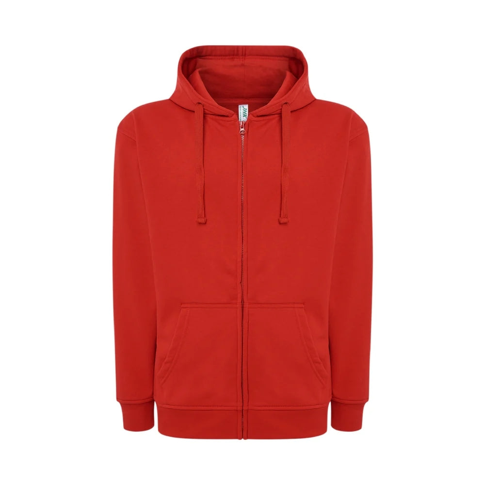 Men’s Long-sleeve Full-Zip Terry Hoodie Jacket Sweatshirt