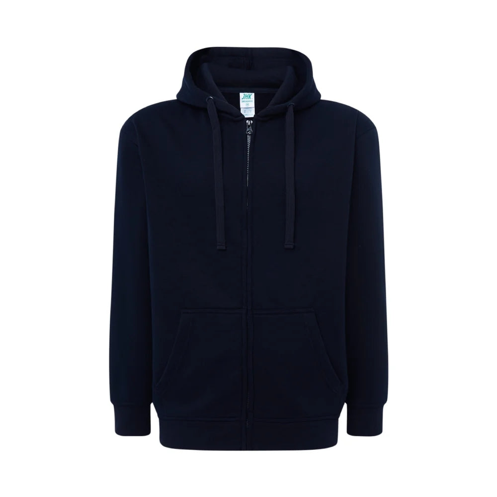 Men’s Long-sleeve Full-Zip Terry Hoodie Jacket Sweatshirt
