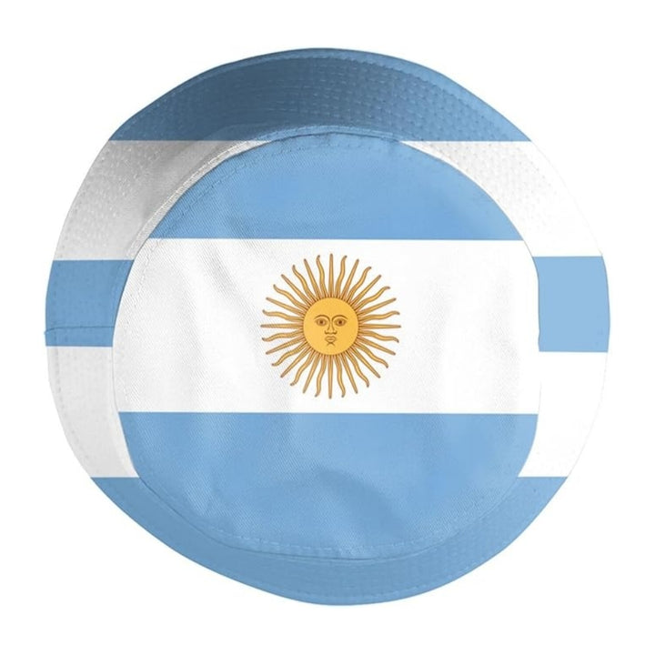 Wholesale Argentina Country Football Flag Bucket Hat Cap