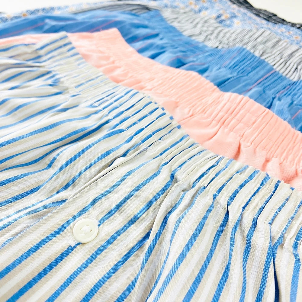 Mens Soft Breathable Cotton Woven Trunk Boxer Bulk Buy