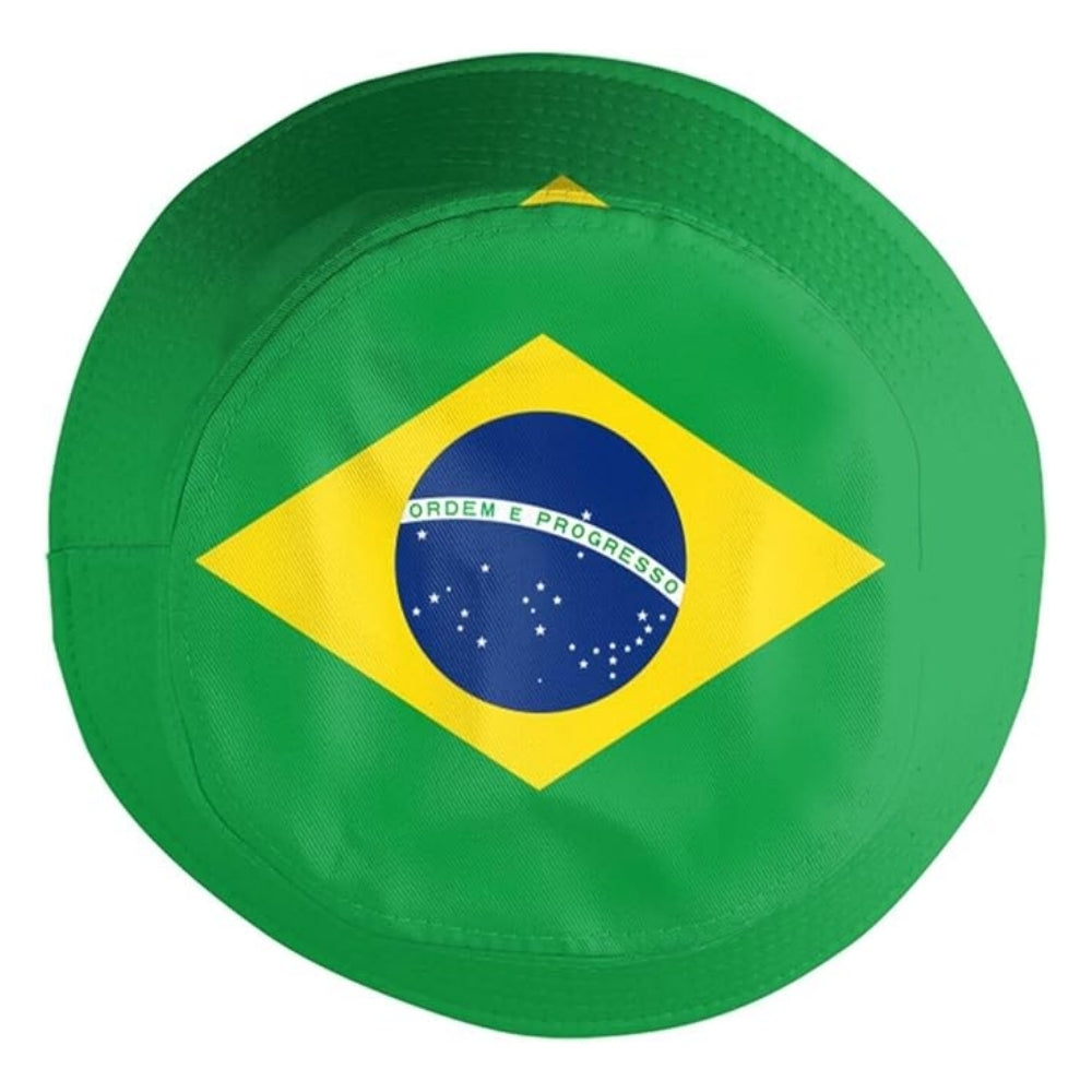 Wholesale Brazil Country Football Flag Bucket Hat Cap