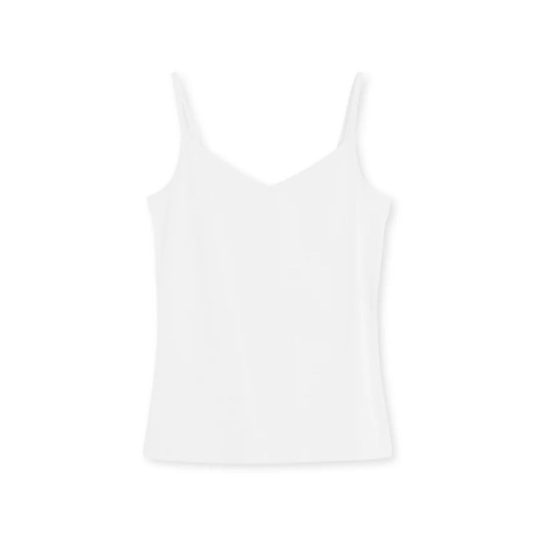 Ladies V-Neck Premium Cotton Tank Top Wholesale